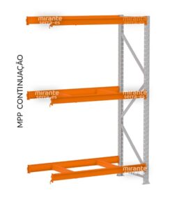 Mini Porta Pallet Continuação 500 Kg por Nível