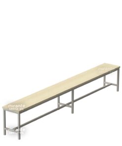 Banco Refeitório 8 Lugares, Avulso, Estrutura em Aço