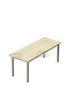 Mesa Refeitório 4 Lugares, Avulso, Estrutura em Aço